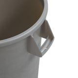 Carlisle Bronco Gray Round Waste Container, 44 Gallon