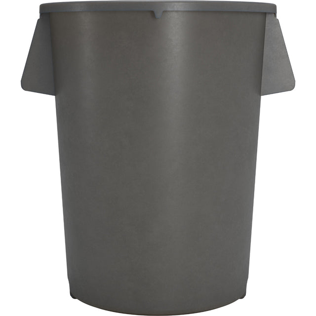 Carlisle Bronco Gray Round Waste Container, 55 Gallon