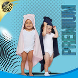 RADYAN® Terry Cloth Hooded Towel with Ears Soft Baby Bath Towel