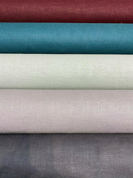 Jefferson Linen Linen Rayon Fabric - Sage Light Green, Woven, 54" Width (By The Yard)