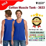 Next Level® Men's Cotton Muscle Sleeveless Tank - 3633