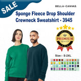 BELLA + CANVAS® Sponge Fleece Drop Shoulder Crewneck Long Sleeve Sweatshirt