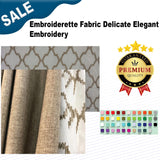 Embroiderette Fabric Delicate Elegant Embroidery