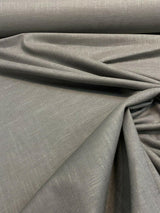 Jefferson Linen Linen Fabric - Flint Gray, Woven, 54" Width (By The Yard)