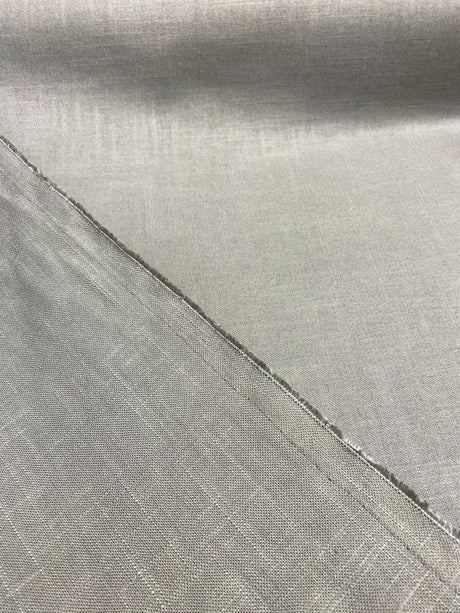 Jefferson Linen Linen Fabric - Flint Gray, Woven, 54" Width (By The Yard)