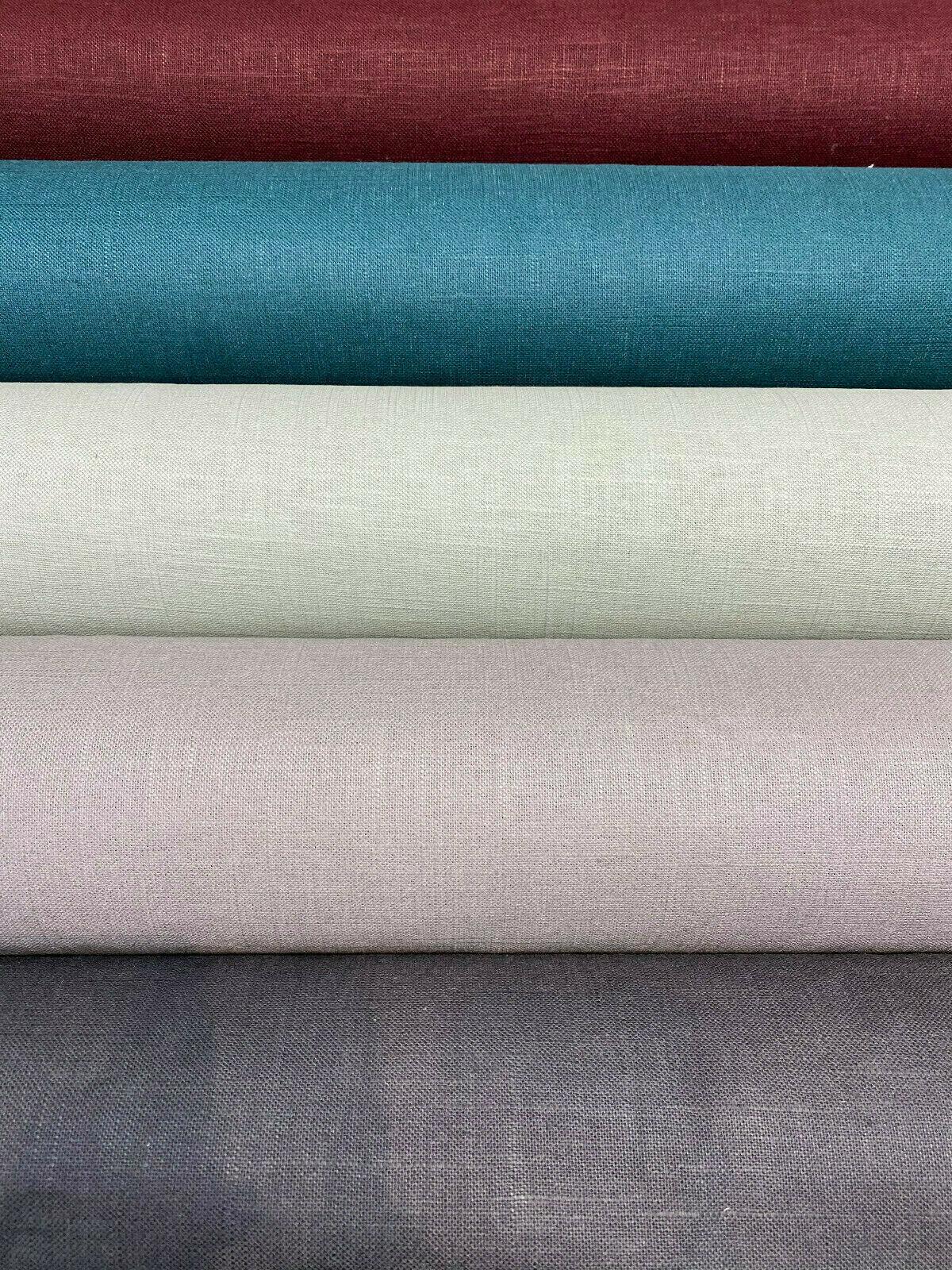 Jefferson Linen Linen Fabric - Flint Gray, Woven, 54" Width (By The Yard)