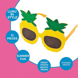 Pineapple Sunglasses - 12 Pc.