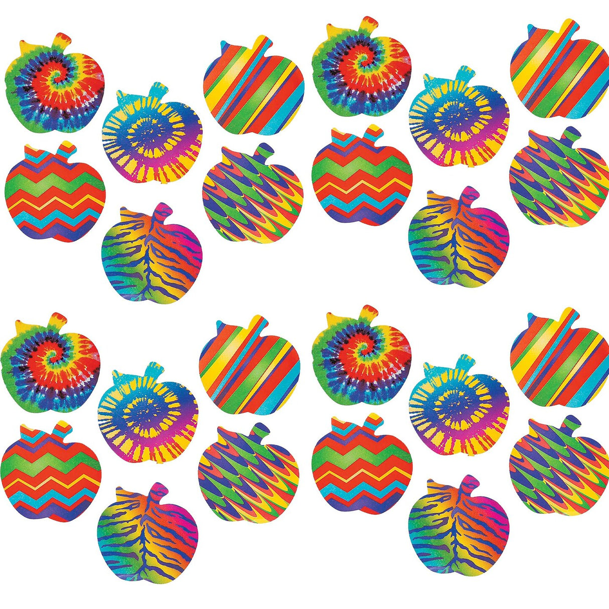 Funky Apple Sticker Roll 100 Pc.