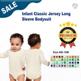 RADYAN® Infant Classic Jersey Long Sleeve Bodysuit