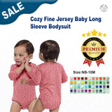RADYAN® Cozy Fine Jersey Baby Long Sleeve Bodysuit