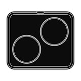 Pavoni Cookmatic PIASTRA-Z Round Plates, 2 Cavities