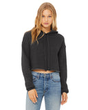 BELLA + CANVAS® Ladies Cropped Fleece Long Sleeve Hoodie