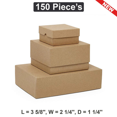 Small Shipping Boxes 3 5/8" x 2 1/4" x 1 1/4" Perfect for Compact and Secure Packaging
