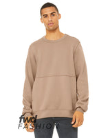 Bella + Canvas® FWD Fashion Unisex Raw Seam Crewneck Pullover