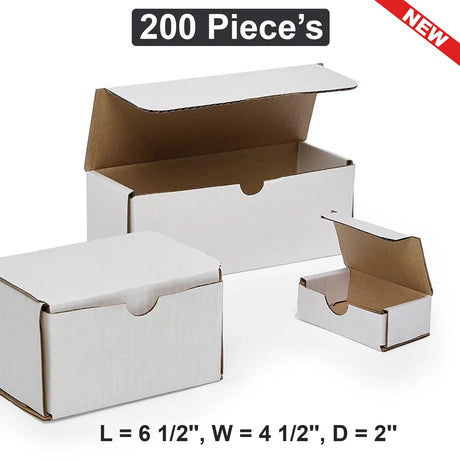 6 1/2" x 3 3/4" x 1 1/2" Mailer Boxes Perfectly Designed for Safe Shipping