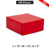 Sturdy Mailing Boxes for Safe Shipping 12'' x 12'' x 3''