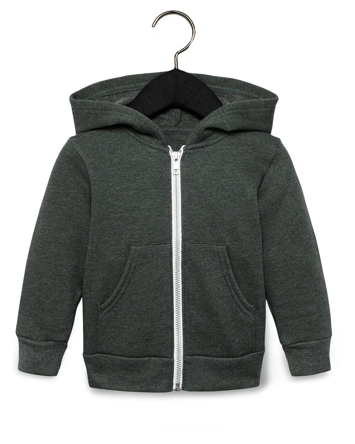 Bella + Canvas® Toddler Sponge Fleece Full Zip Hooded Sweatshirt