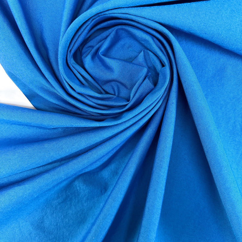 Polyester Changeant Twill Blue