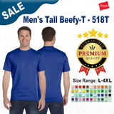 Hanes® Men's Tall Short Sleeve Crewneck Beefy-T