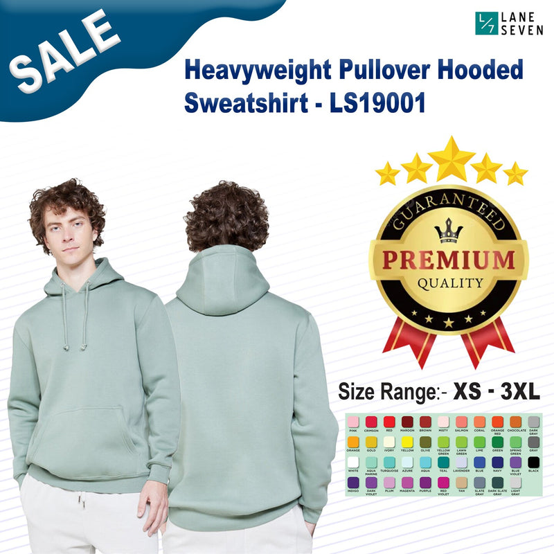 Lane Seven® Heavyweight Pullover Hooded Sweatshirt