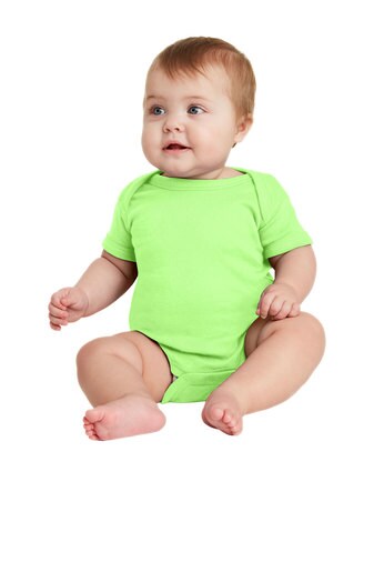 RADYAN® Infant Baby Rib Bodysuit Short Sleeve