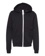 BELLA + CANVAS® Youth Sponge Fleece Full-Zip Hoodie - 3739Y