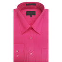 Fuchia Long Sleeve Polo Shirt