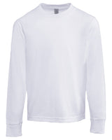Next Level® Apparel Youth Cotton Crewneck Long Sleeve T-Shirt