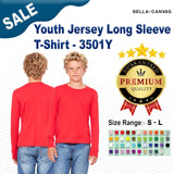 BELLA + CANVAS® Youth Jersey Long-Sleeve T-Shirt