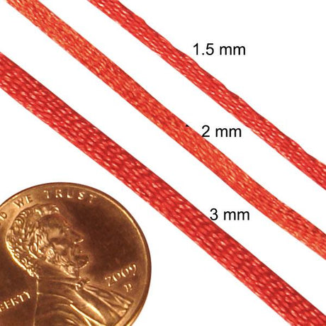 Metallic Edge White Flat Braided Cord 6 mm X 25 yd - White w/ Silver Color 1 / ROLL