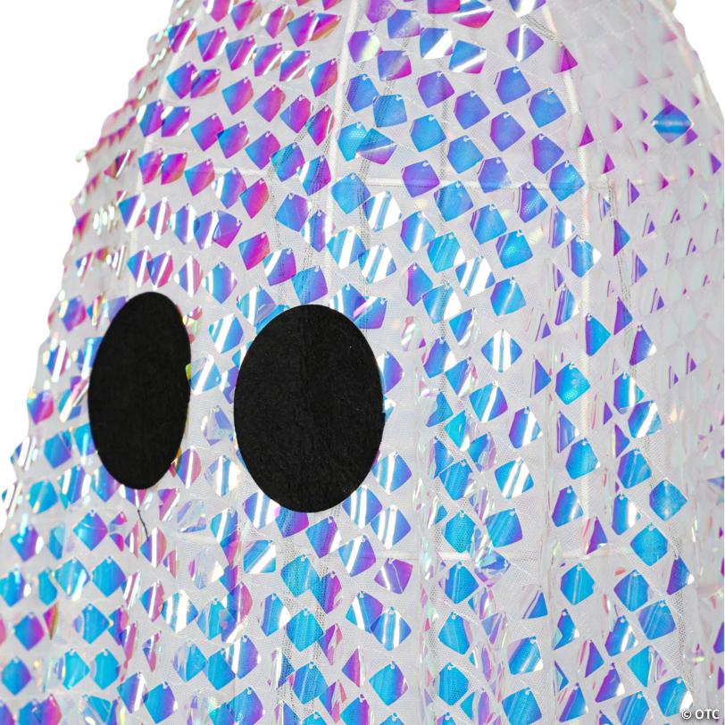 46 1/2" Tall Disco Mosaic Ghost Halloween Decoration