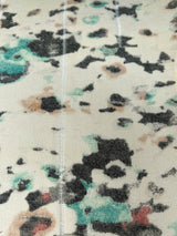 Cotton Knit Printed Brown Beige