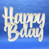 Birthday Mosaic Frame Script Happy B-Day