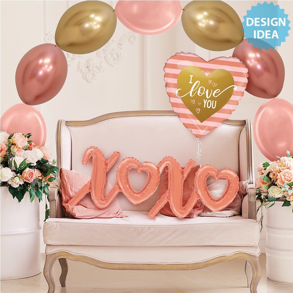 XOXO Script Foil Balloon