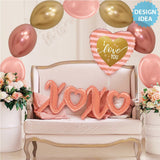 XOXO Script Foil Balloon