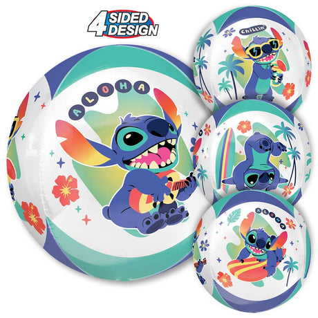 Stitch Orbz Foil Balloon