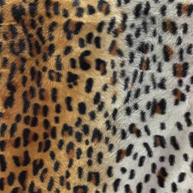 Baby Cheetah Original Velboa Fur Cheetah Animal Short Pile Fabric,