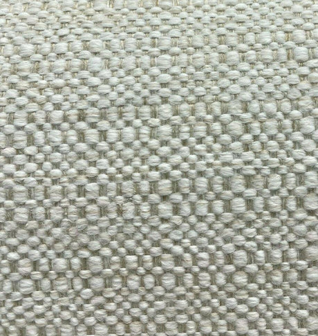 Sampson Chenille Performance Upholstery Fabric - Sea Salt White, Solid, 58" Width (1 Yard)