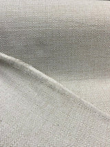 Sampson Chenille Performance Upholstery Fabric - Sea Salt White, Solid, 58" Width (1 Yard)