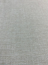 Sampson Chenille Performance Upholstery Fabric - Sea Salt White, Solid, 58" Width (1 Yard)