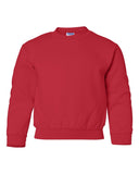 Sudadera Gildan Heavy Blend para jóvenes con cuello redondo y manga larga