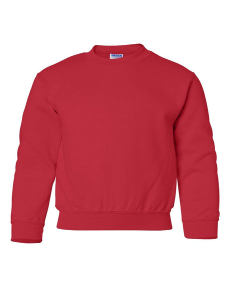 Gildan® Heavy Blend Crewneck Youth Long Sleeve Sweatshirt
