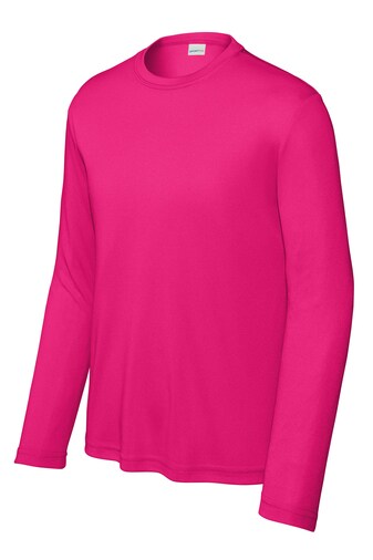 12 Pack: Sport-Tek® Youth Long Sleeve PosiCharge Competitor Tee