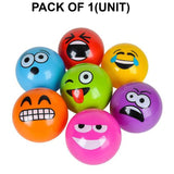 Inflatable Emoji Balls Assorted Colors