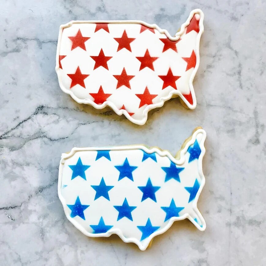 Ann Clark USA Map Cookie Cutter 4"