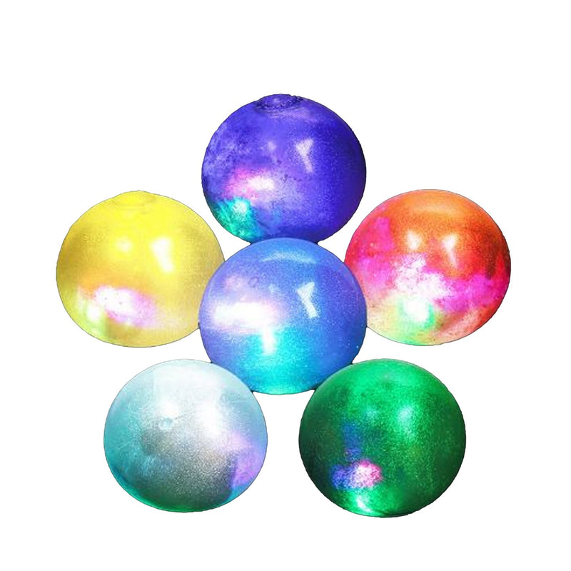 Flashing Galaxy Squeeze Ball 3-inch diameter