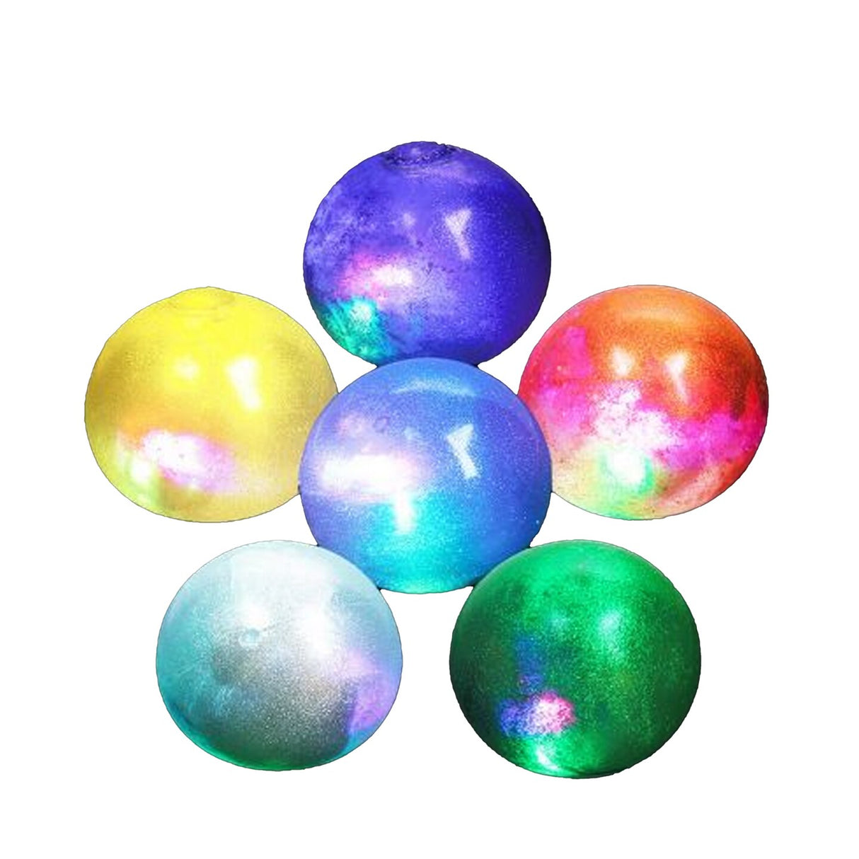 Flashing Galaxy Squeeze Ball