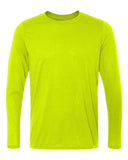 Camiseta de manga larga con cuello redondo Gildan Performance – Camiseta de rendimiento que absorbe la humedad
