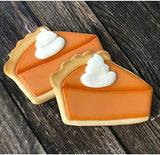 Ann Clark Pumpkin Pie Slice Cookie Cutter 4.5" Cake layers