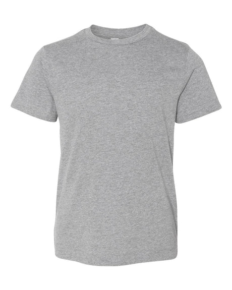 Youth Fine Jersey Crewneck Short Sleeve Tee